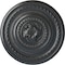 Ekena Millwork Pearl Ceiling Medallion (Fits Canopies up to 1 7/8"), Hand-Painted Pewter, 26 1/4"OD x 1 1/2"P CM26PEPES - alternate 1